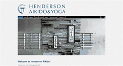 Desktop Screenshot of hendersonaikido.com