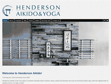Tablet Screenshot of hendersonaikido.com